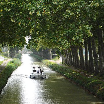 Canal du Midi : Écluse quadruple Saint-Roch