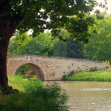 Canal du Midi : Écluse quadruple Saint-Roch