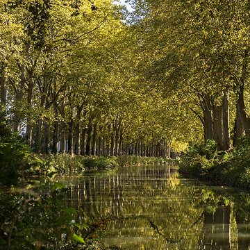 Canal du Midi : Écluse quadruple Saint-Roch