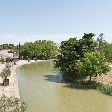 Canal du Midi : Écluse quadruple Saint-Roch