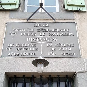 Canal du Midi : Écluse quadruple Saint-Roch
