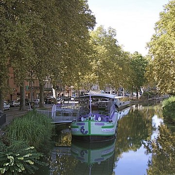 Canal du Midi : Écluse quadruple Saint-Roch