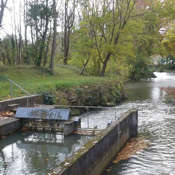 Canal du Midi : Écluse quadruple Saint-Roch