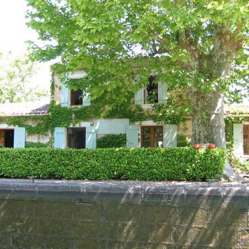 Canal du Midi : Écluse quadruple Saint-Roch