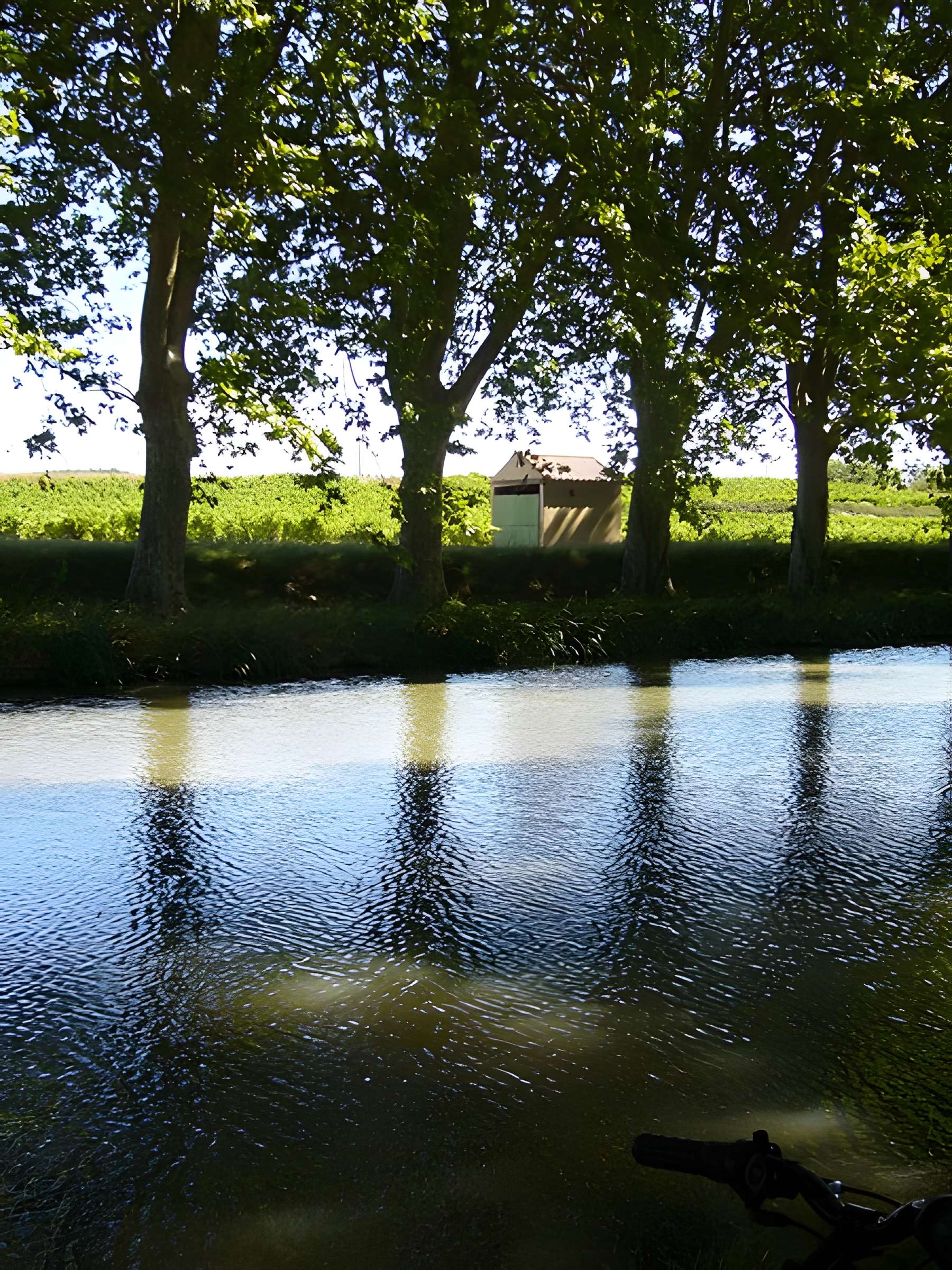 Canal du Midi : Écluse quadruple Saint-Roch