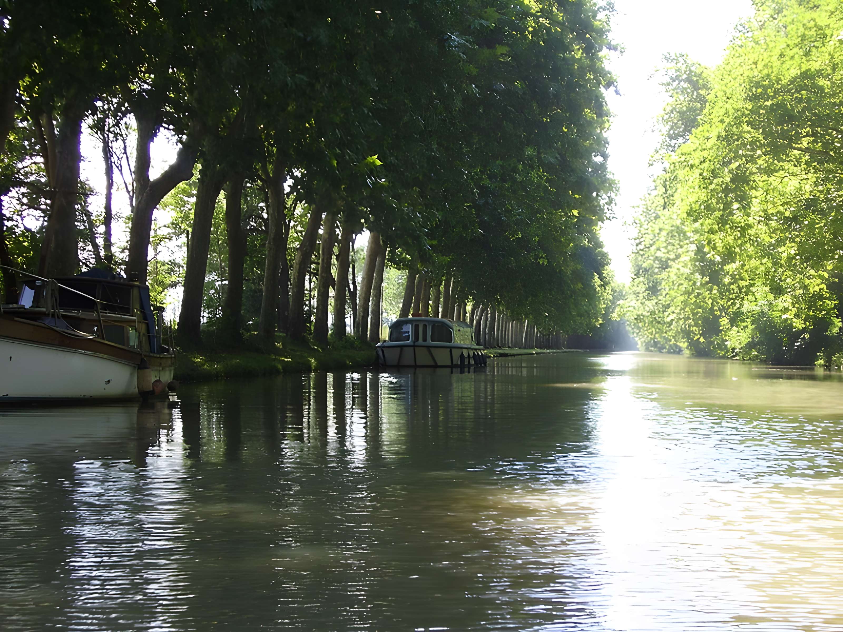 Canal du Midi : Écluse quadruple Saint-Roch