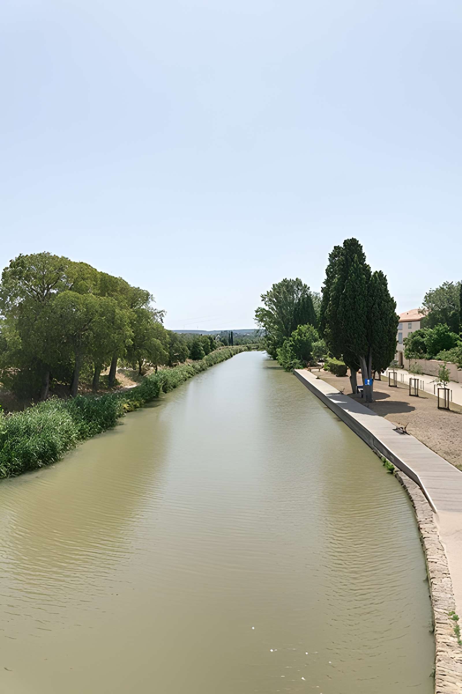 Canal du Midi : Écluse quadruple Saint-Roch