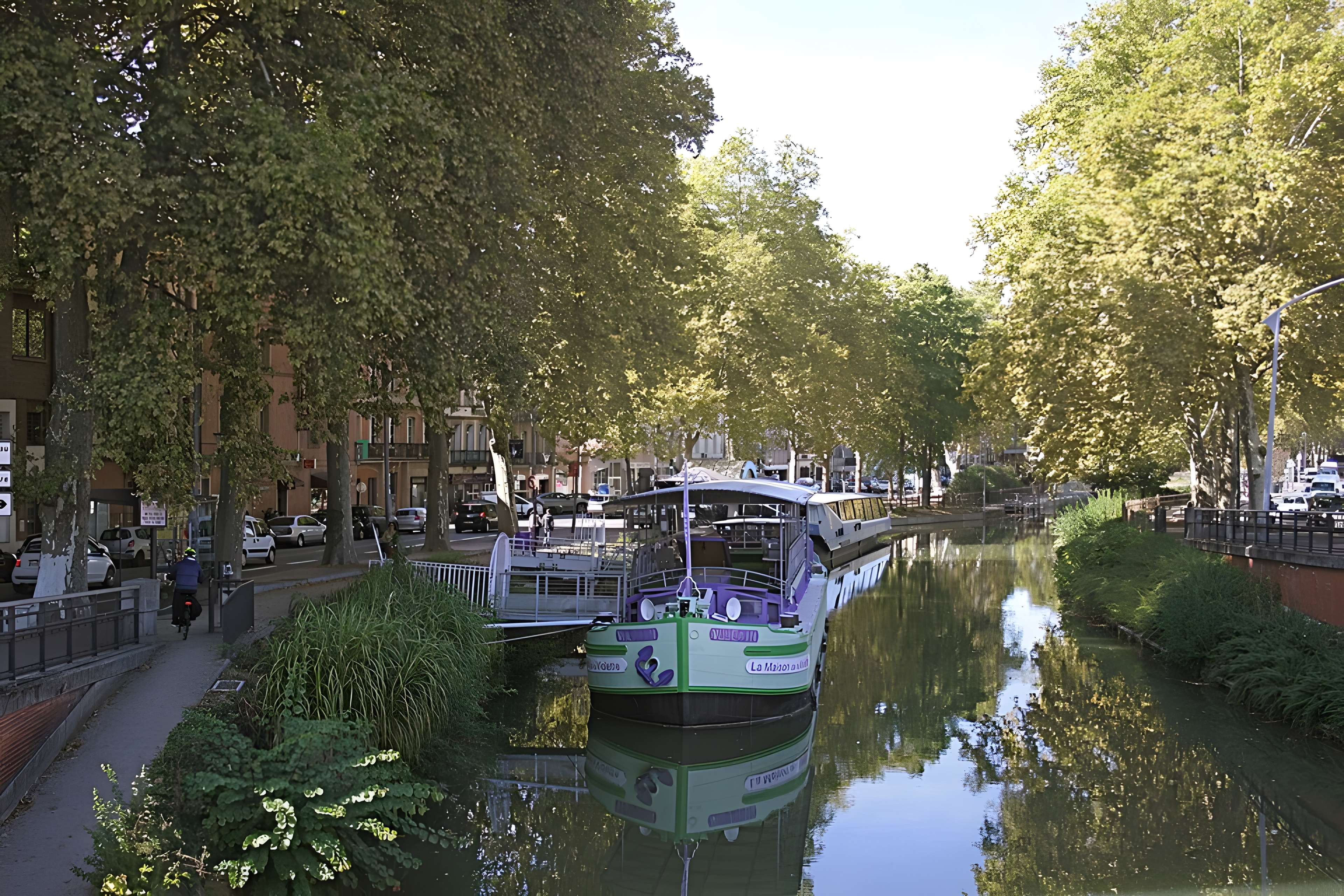Canal du Midi : Écluse quadruple Saint-Roch