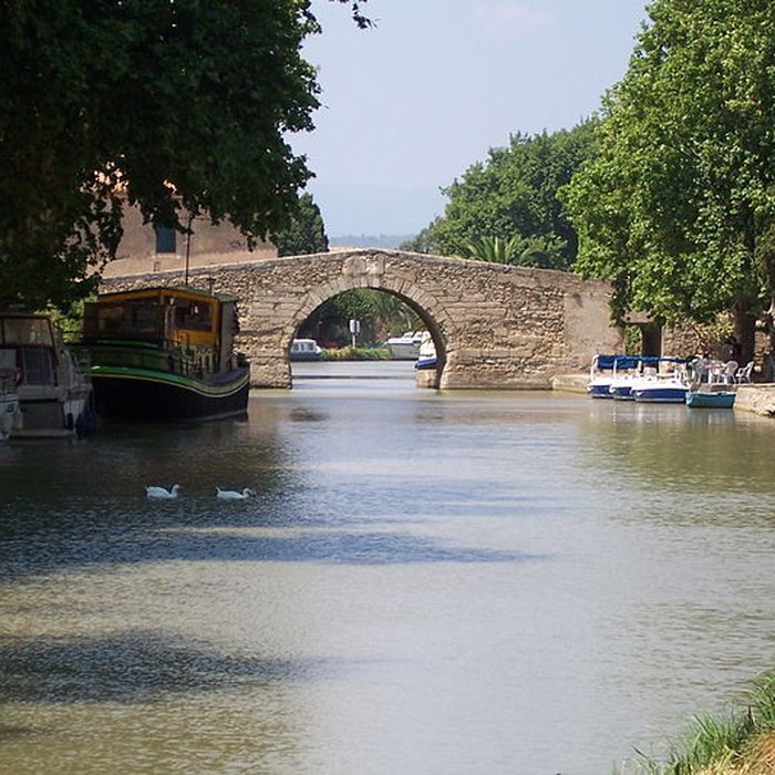 Photo de Canal du Midi : hameau du Somail également sur commune de Saint-Nazaire-dAude