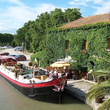 Canal du Midi : hameau du Somail également sur commune de Saint-Nazaire-dAude