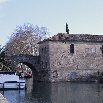 Canal du Midi : hameau du Somail également sur commune de Saint-Nazaire-dAude
