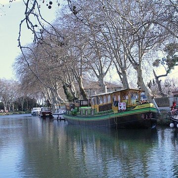 Canal du Midi : hameau du Somail également sur commune de Saint-Nazaire-dAude