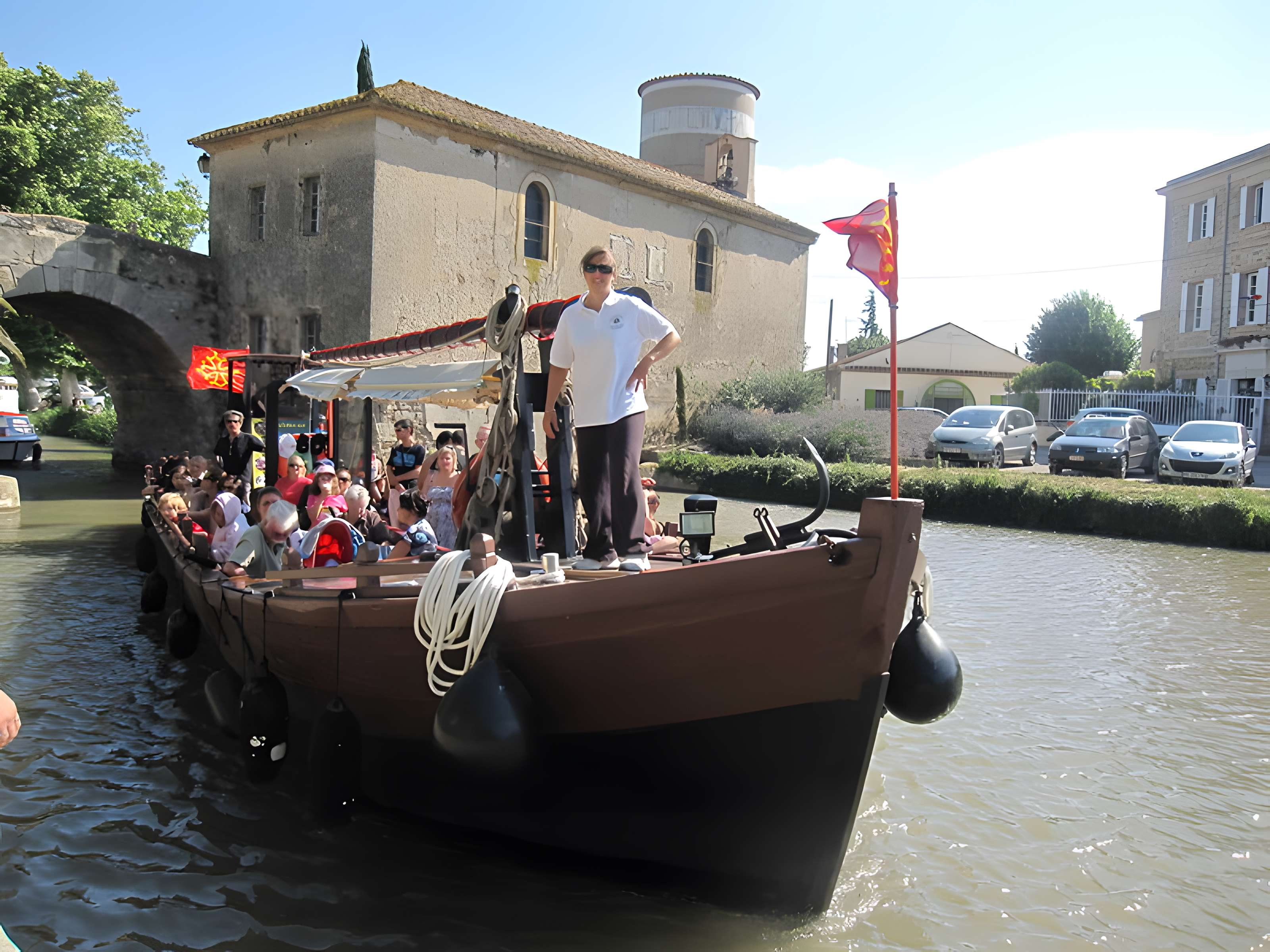 Canal du Midi : hameau du Somail (également sur commune de Saint-Nazaire-d'Aude)