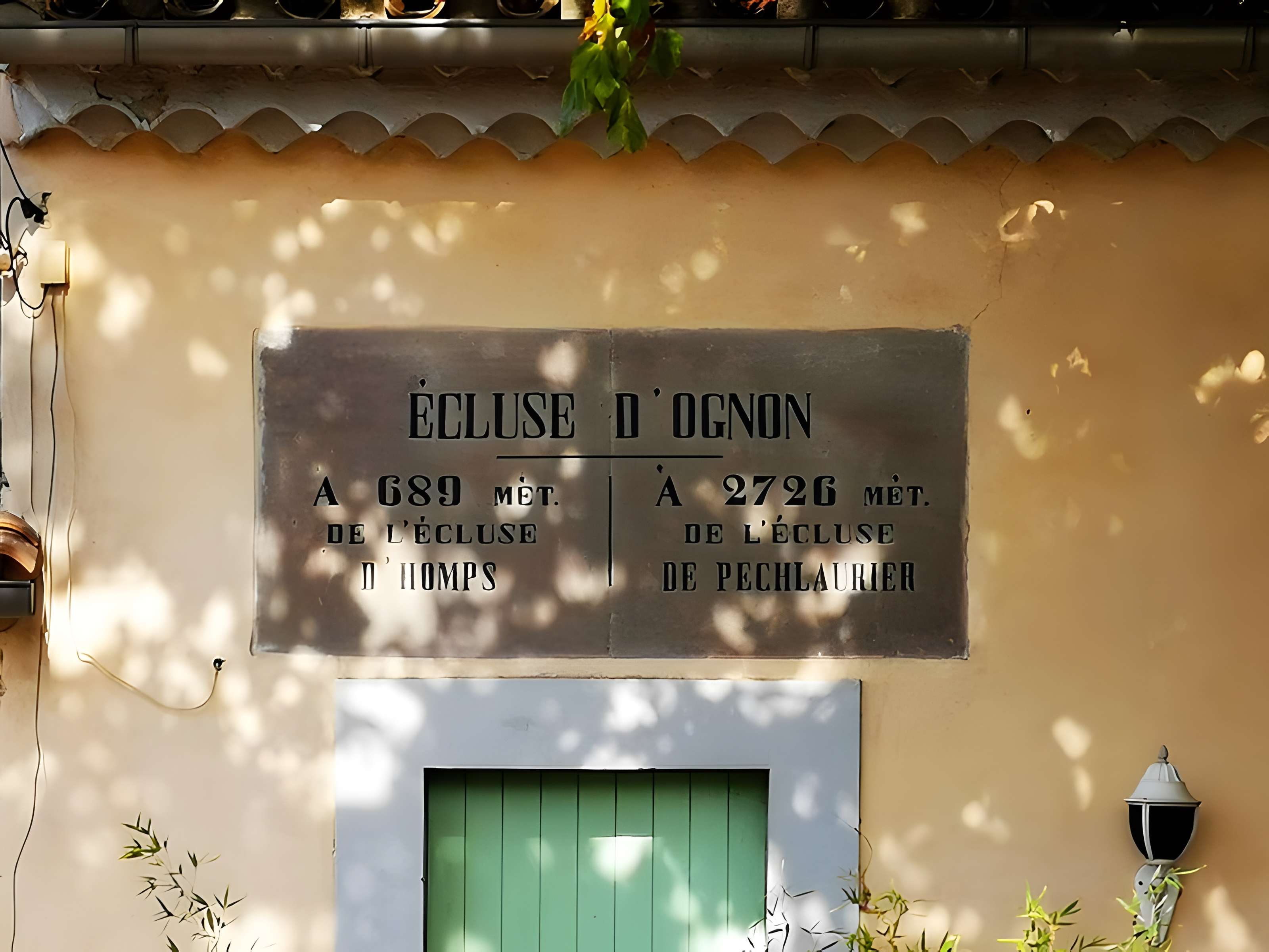 Canal du Midi : Ouvrages sur la rivière Ognon