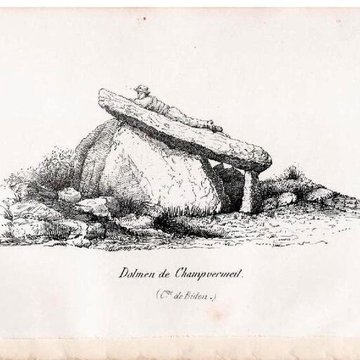 Dolmen de Champvermeil à Bidon