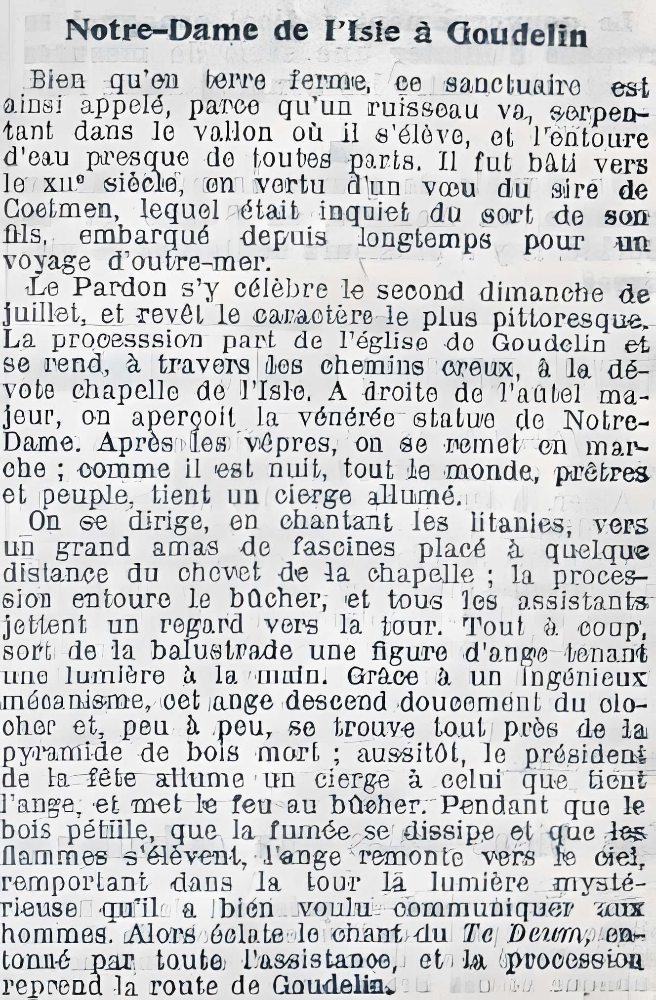 Chapelle Notre-Dame-de-l'Isle de Goudelin