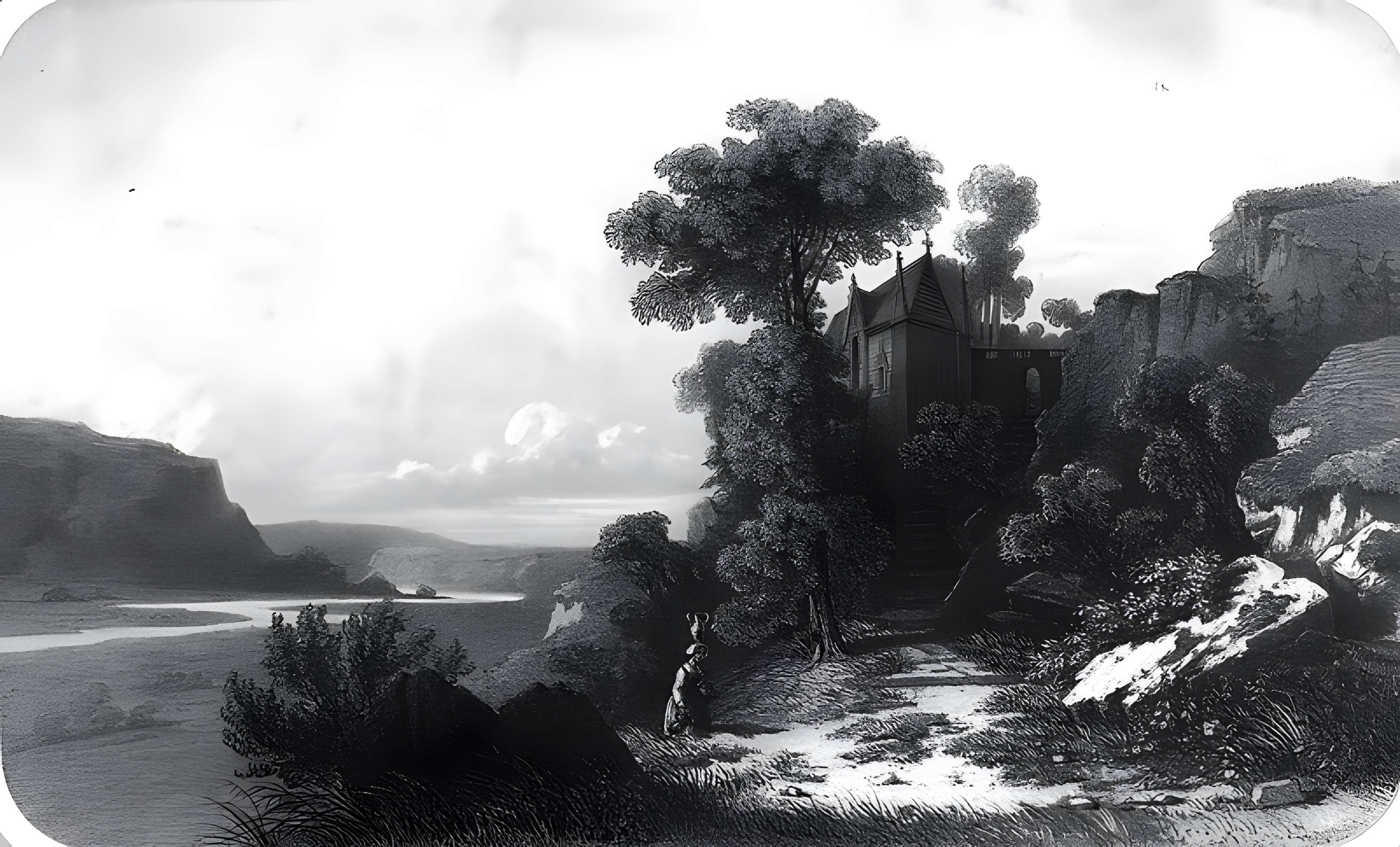 Chapelle Sainte-Barbe et maison du garde