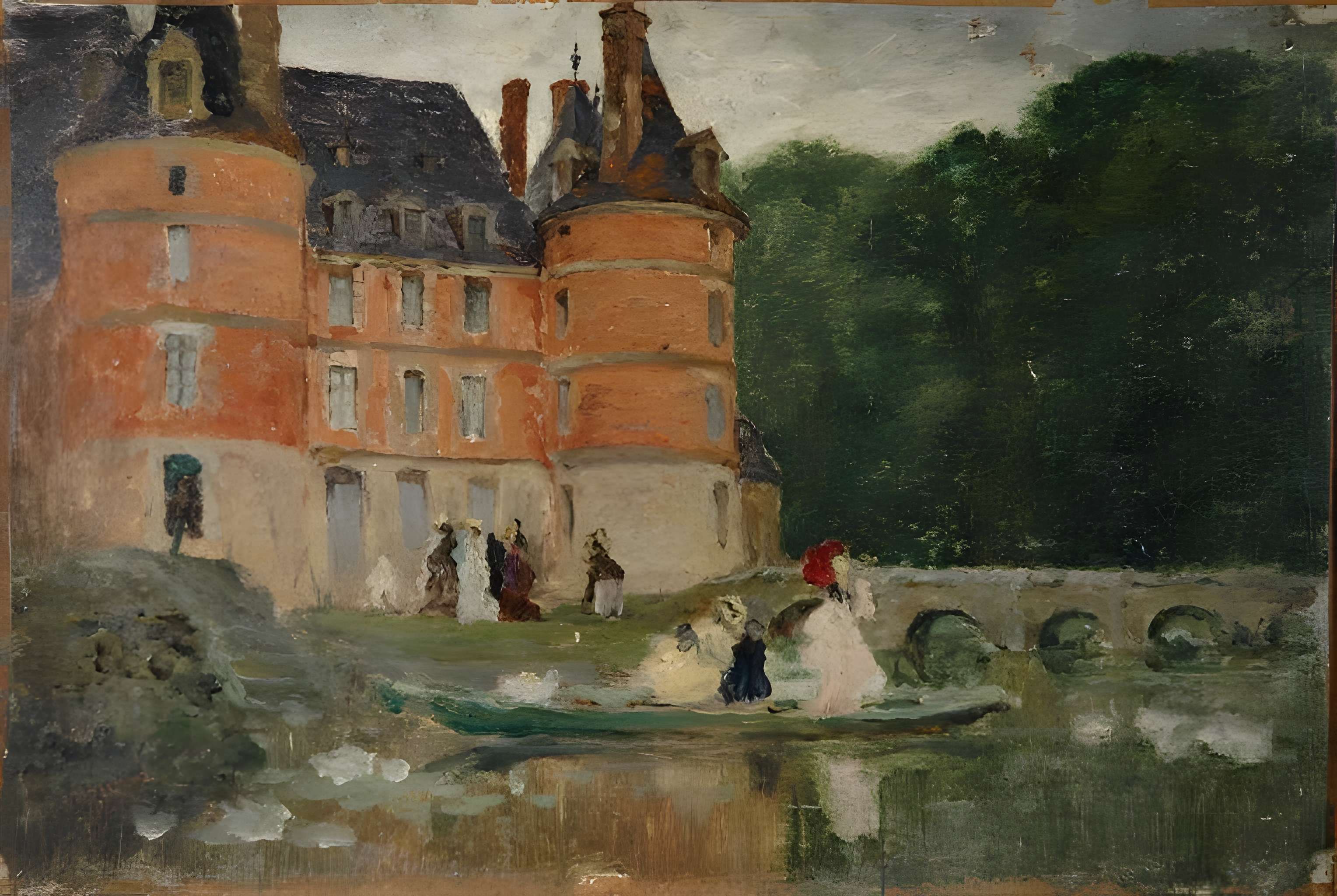 Château de la Motte à Château-Renard