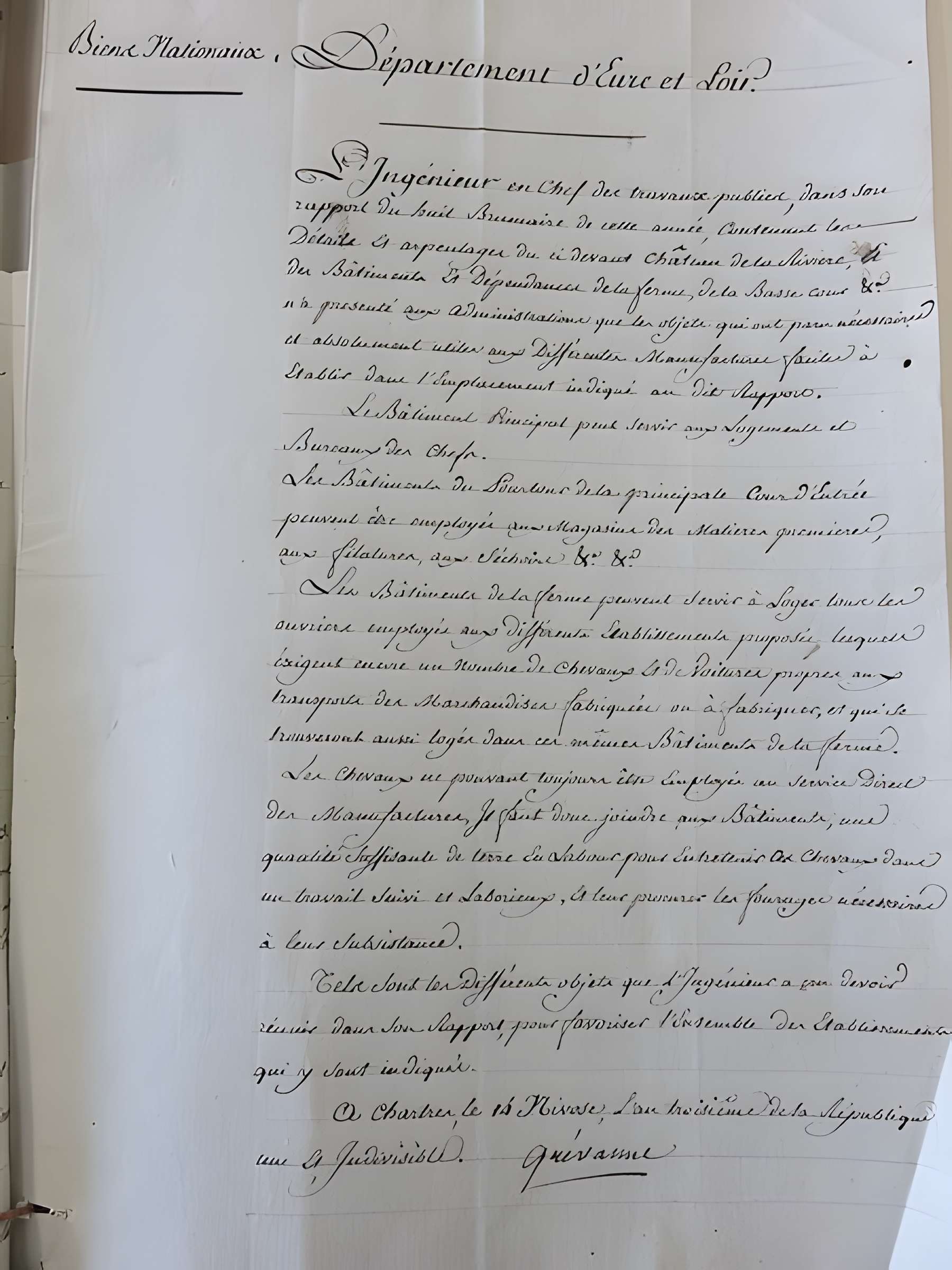 Château de la Rivière à Pontgouin