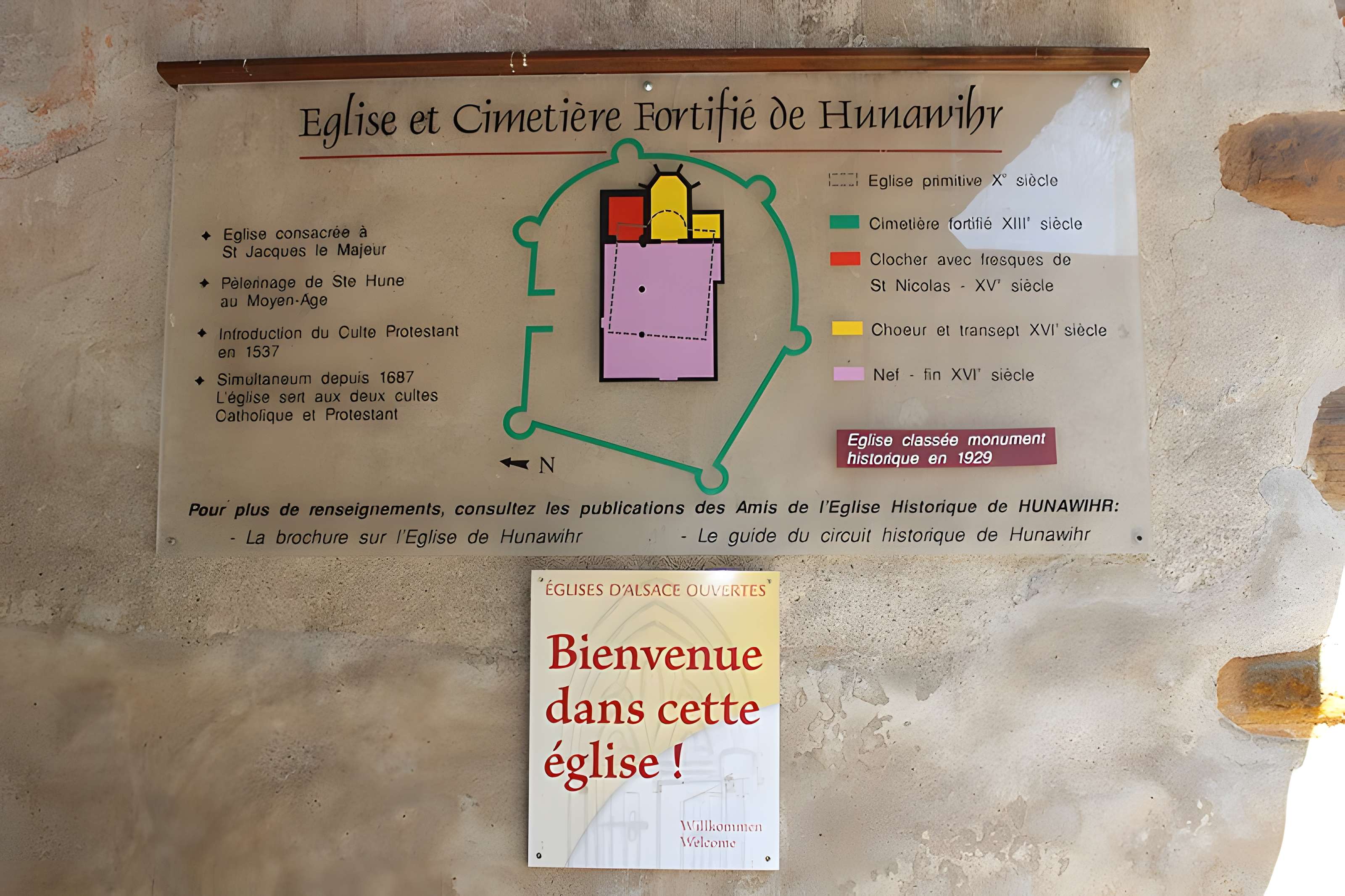 Église mixte Saint-Jacques-le-Majeur de Hunawihr 