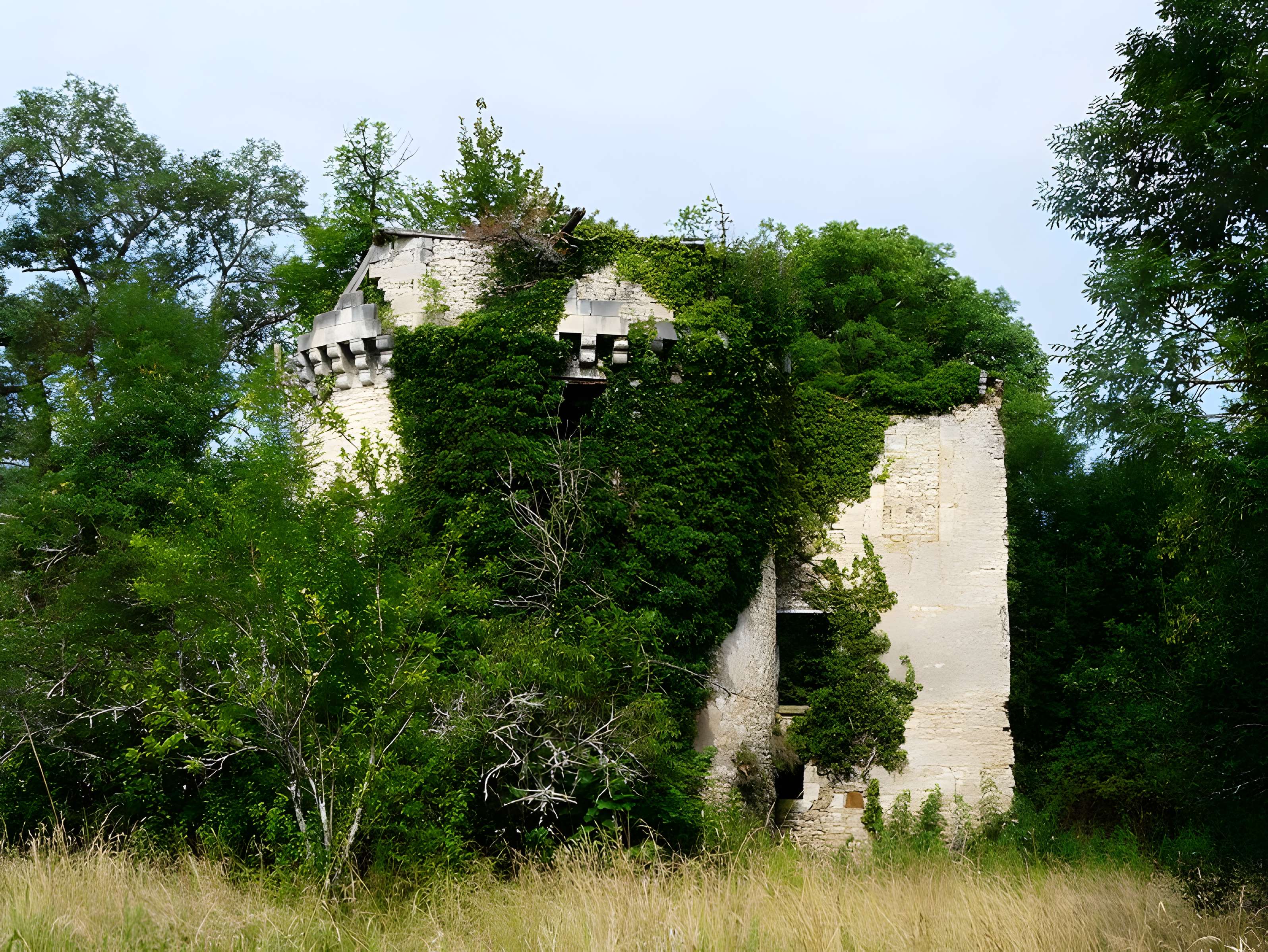 Vestiges du château de Marqueyssac à Saint-Pantaly-d'Ans