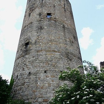 Ruines de la tour du château fort