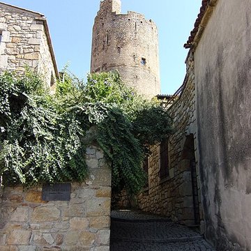 Ruines de la tour du château fort
