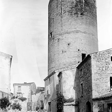 Ruines de la tour du château fort