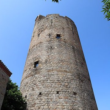 Ruines de la tour du château fort