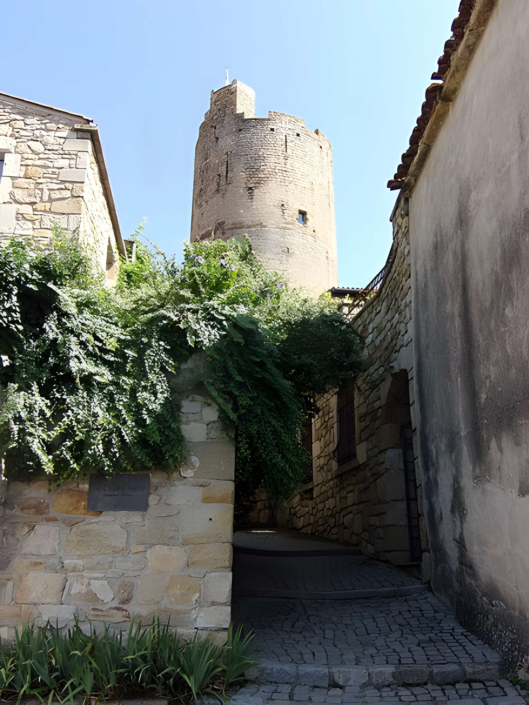 Ruines de la tour du château fort