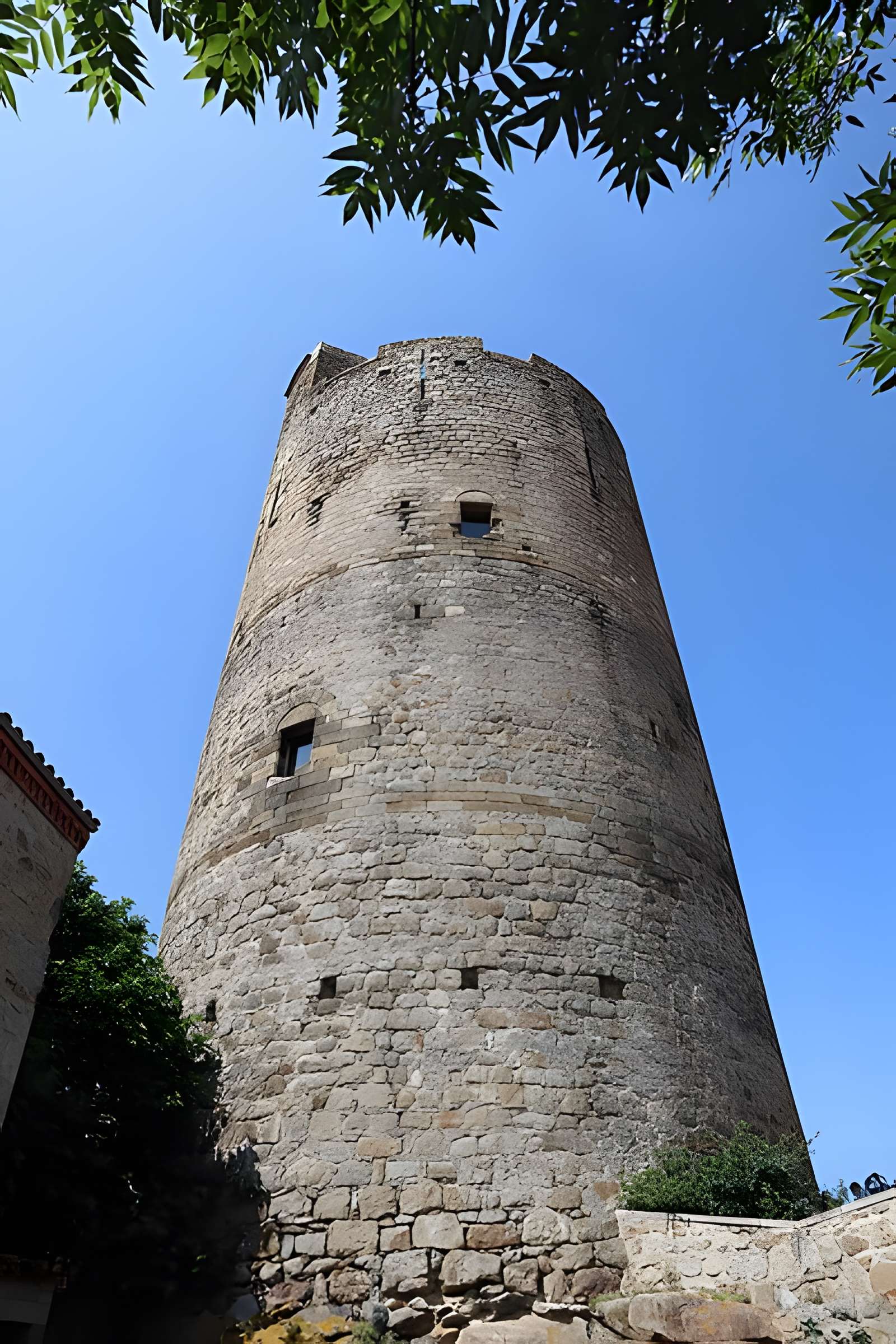 Ruines de la tour du château fort