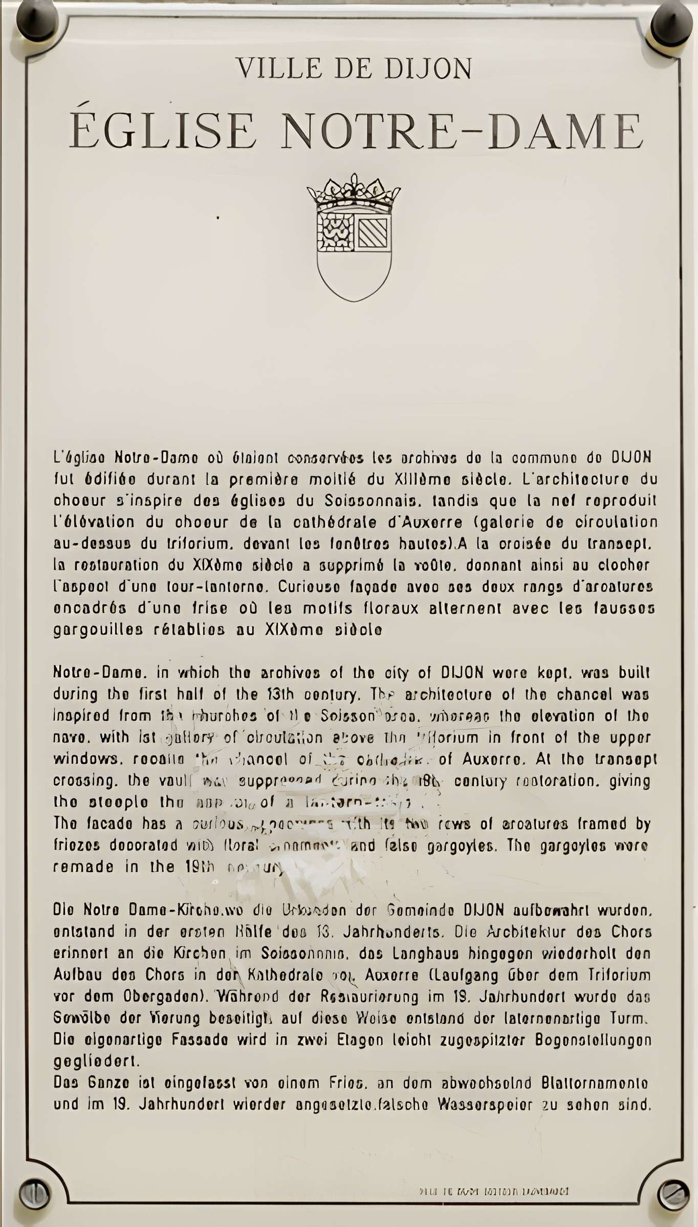 Église Notre-Dame de Dijon