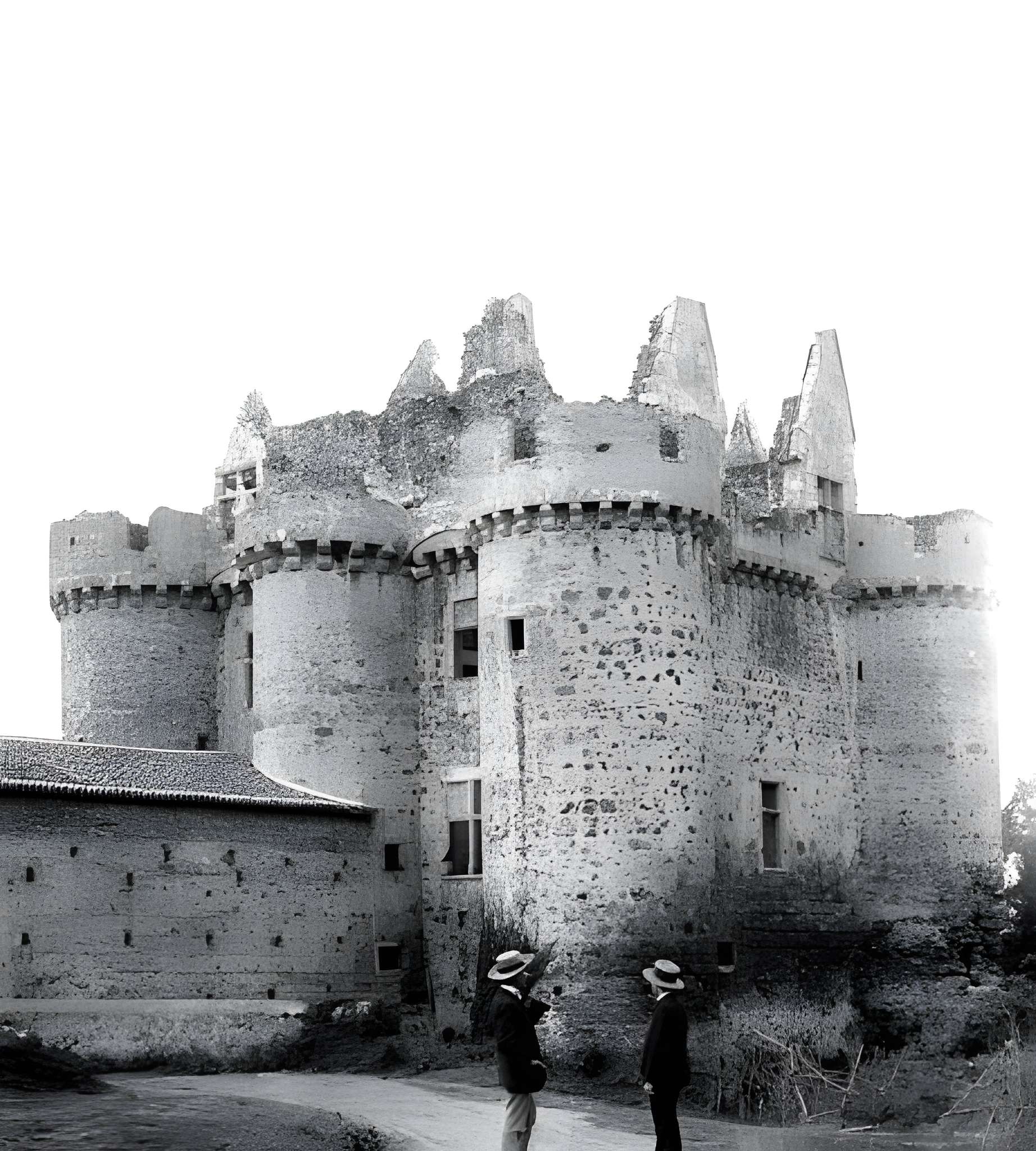 Ruines du château de l'Ebaupinay ou de Baupinay