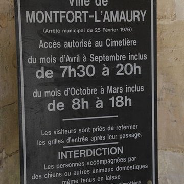 Cimetière de Montfort-lAmaury