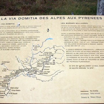 Trois bornes milliaires, dites Colonnes de César ou Peyrous Plantadous