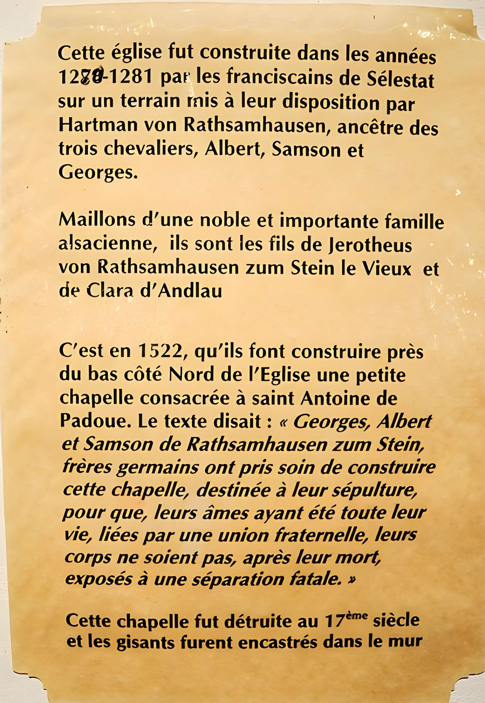 Église protestante de Sélestat