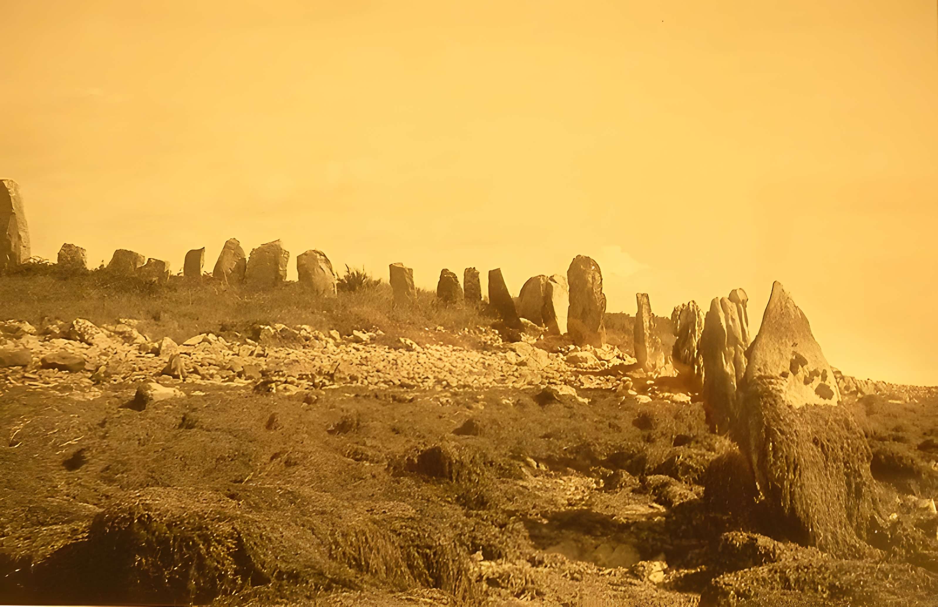 Cromlechs et ilots d'Er-Lanic