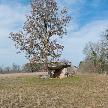 Dolmen de Ferrières-Haut à Limogne-en-Quercy