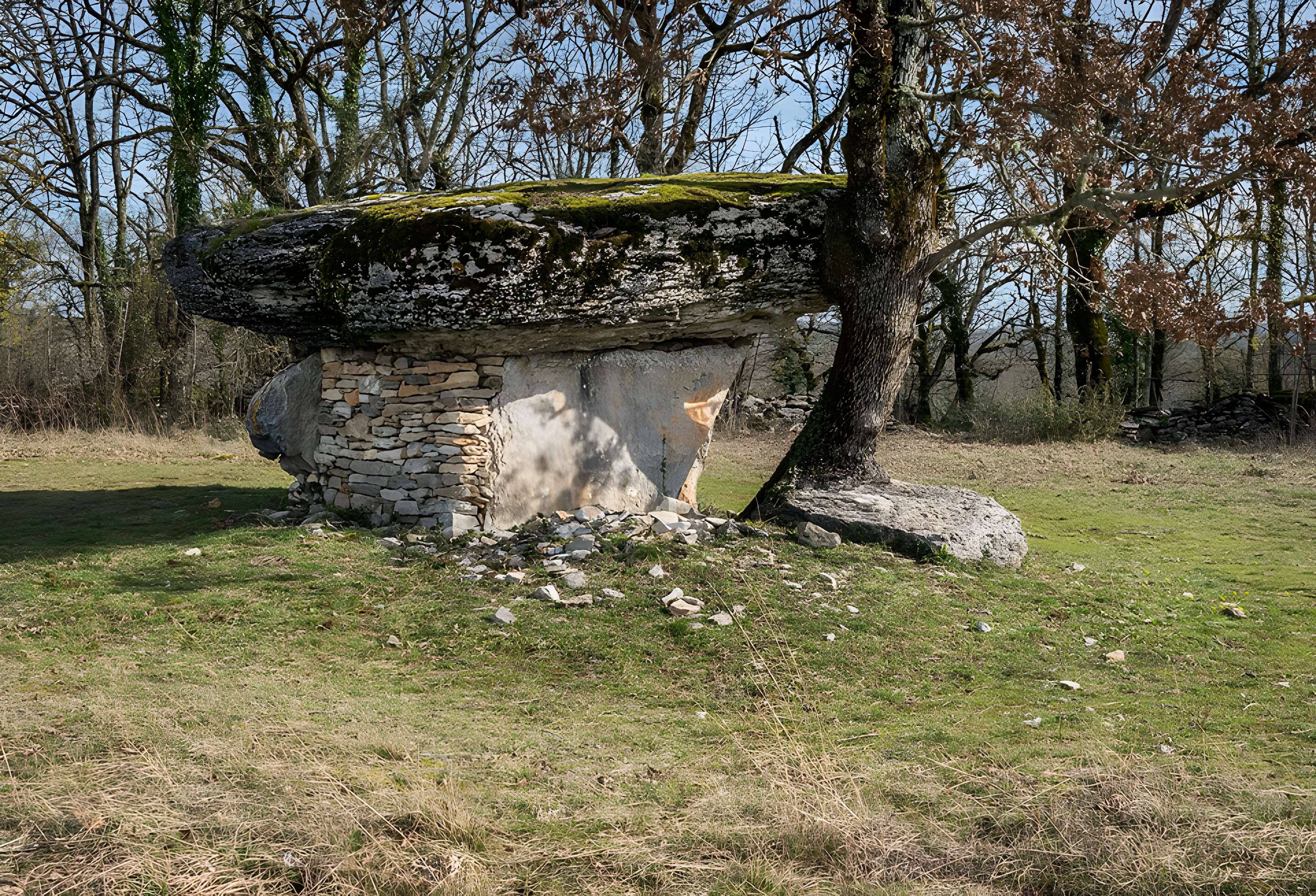 Dolmen de Ferrières-Haut à Limogne-en-Quercy