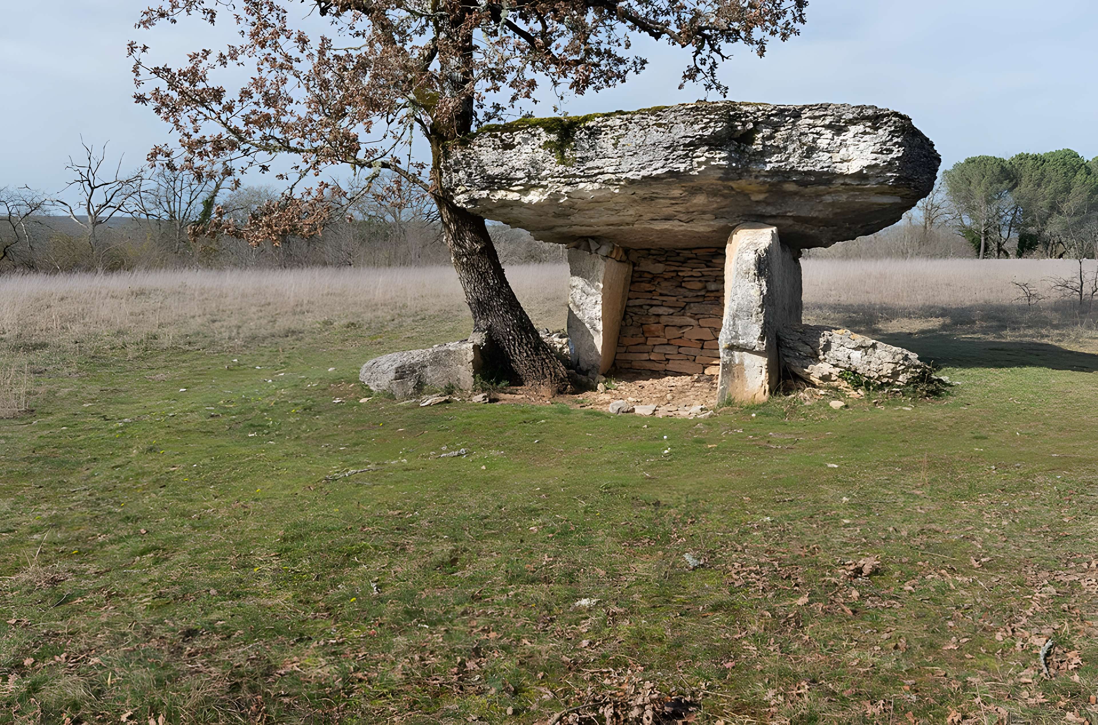 Dolmen de Ferrières-Haut à Limogne-en-Quercy