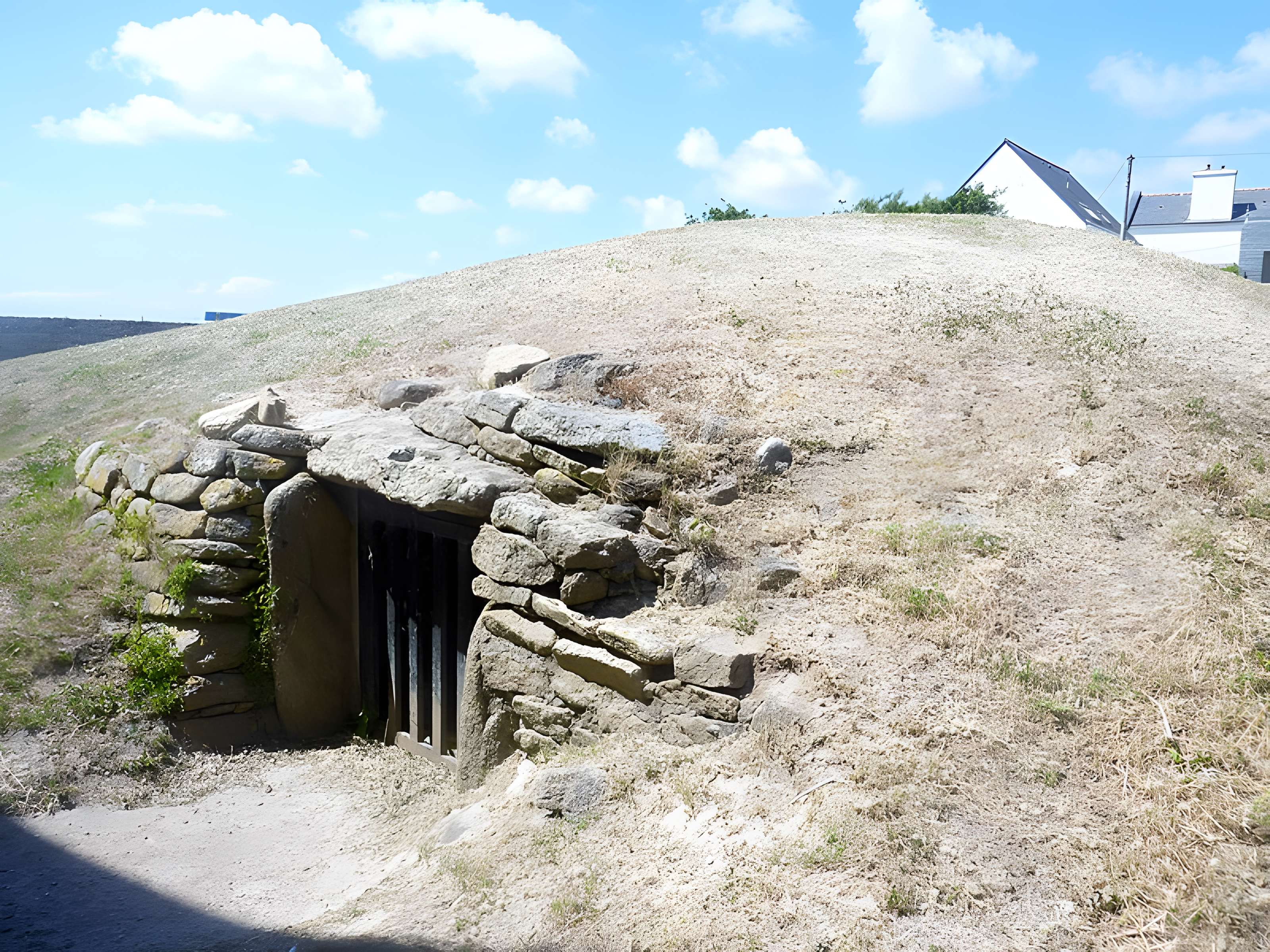 Dolmen à couloir sous tumulus