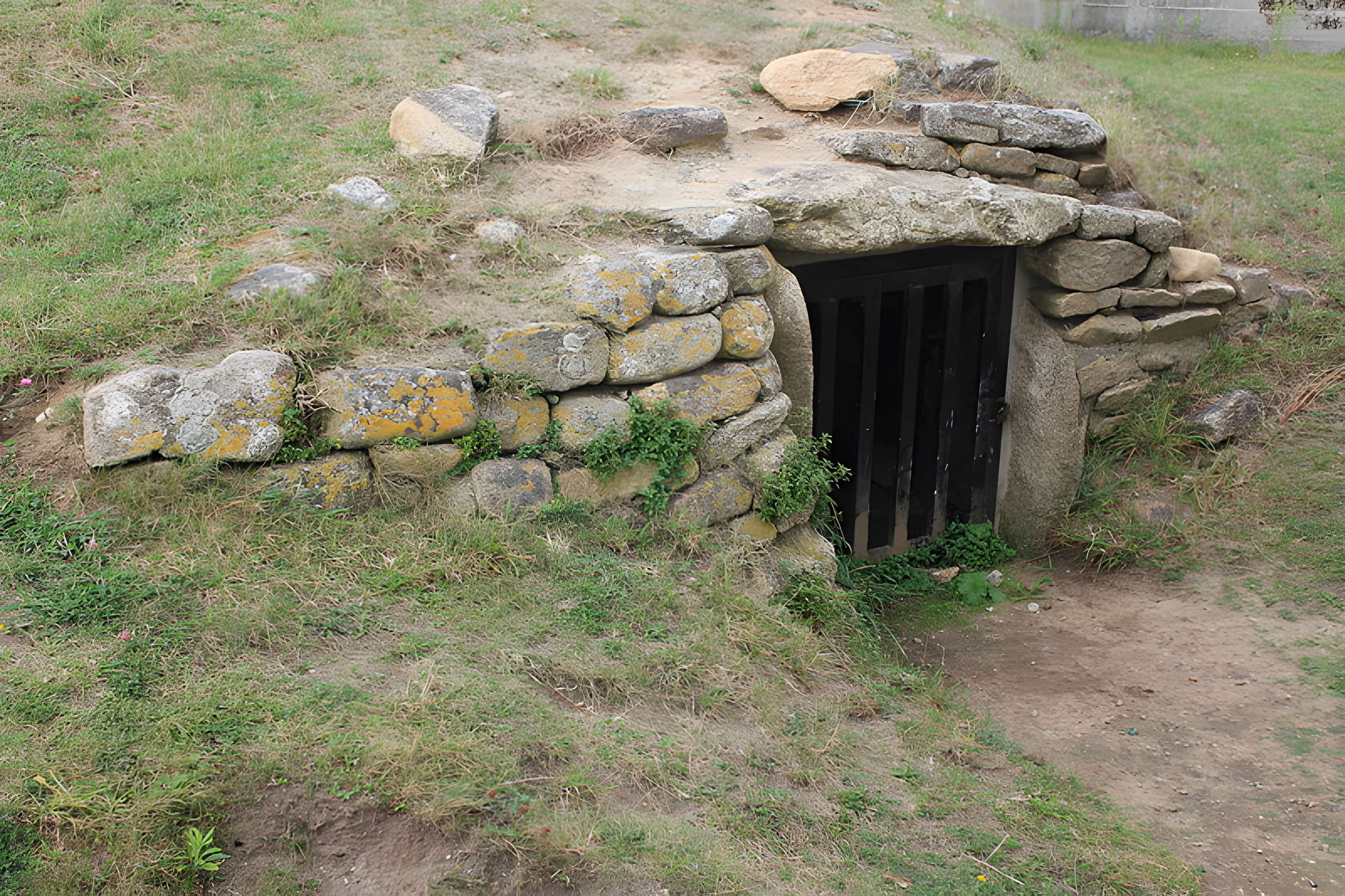 Dolmen à couloir sous tumulus