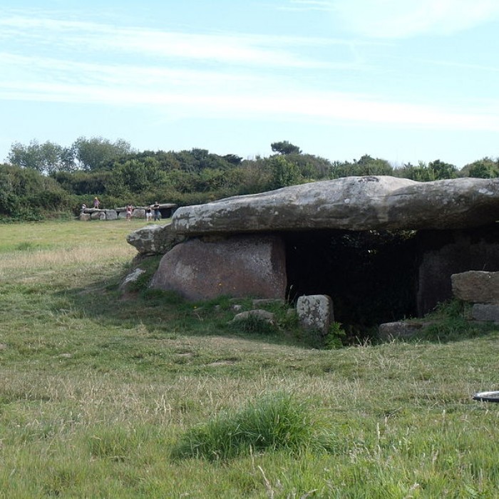 Photo de Dolmen et allée couverte de Kergünteil