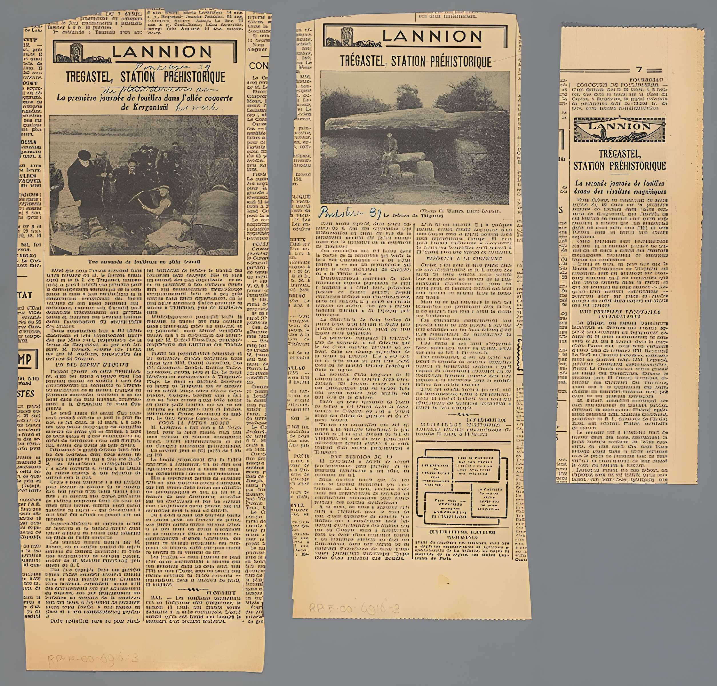 Dolmen et allée couverte de Kergünteil