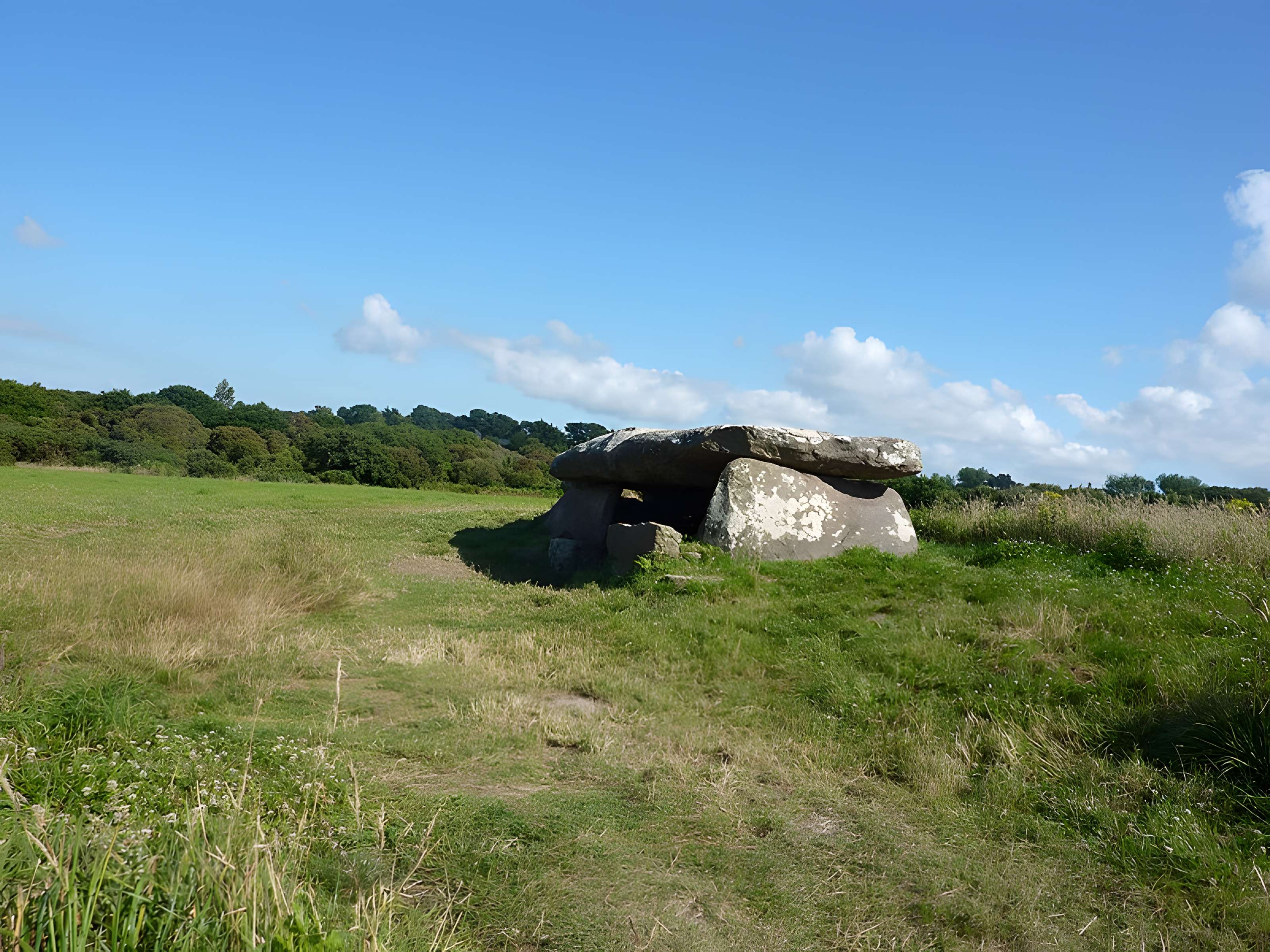 Dolmen et allée couverte de Kergünteil