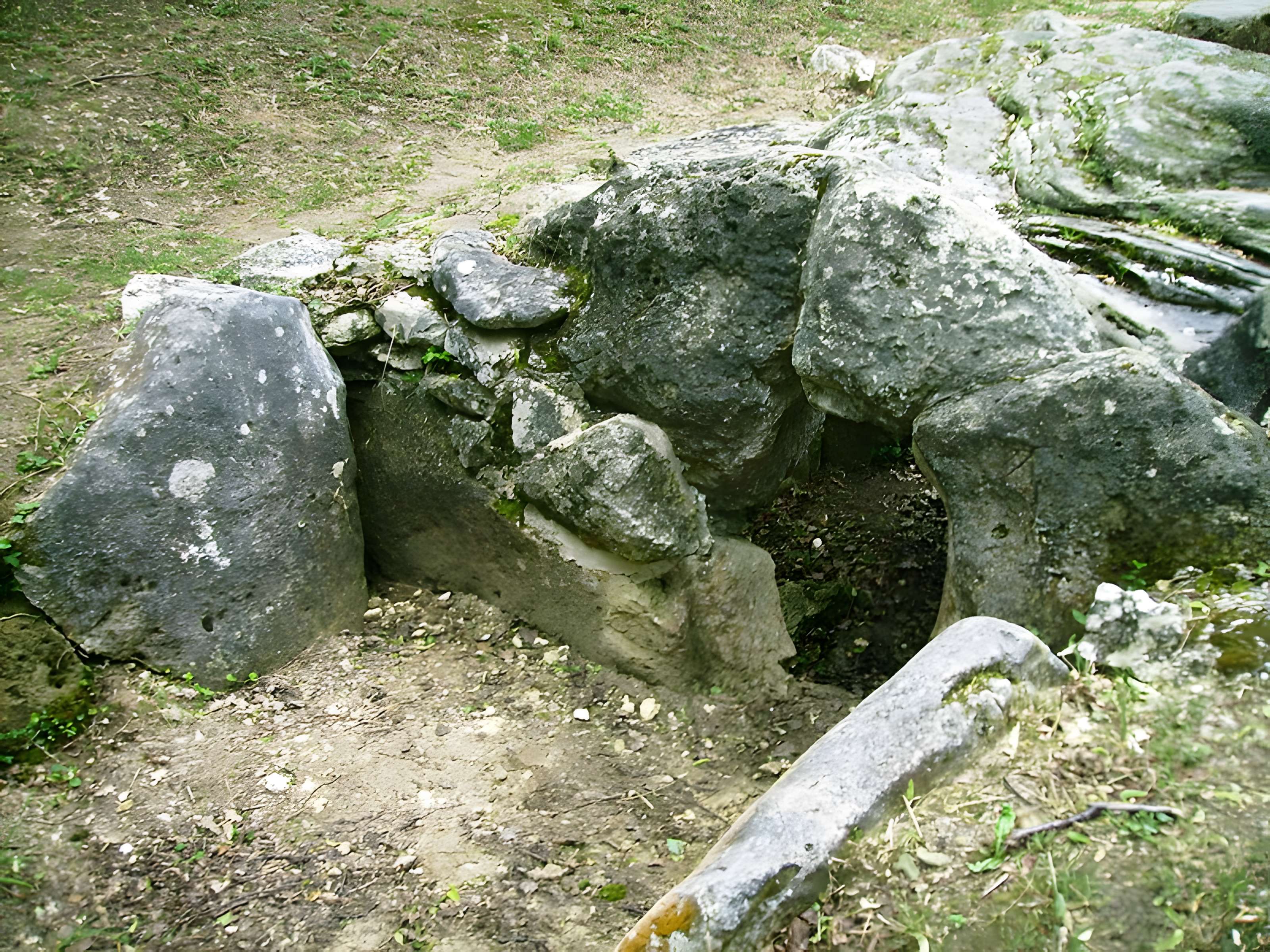Dolmen de la Pierre-Plate situé dans la forêt de l'Isle-Adam