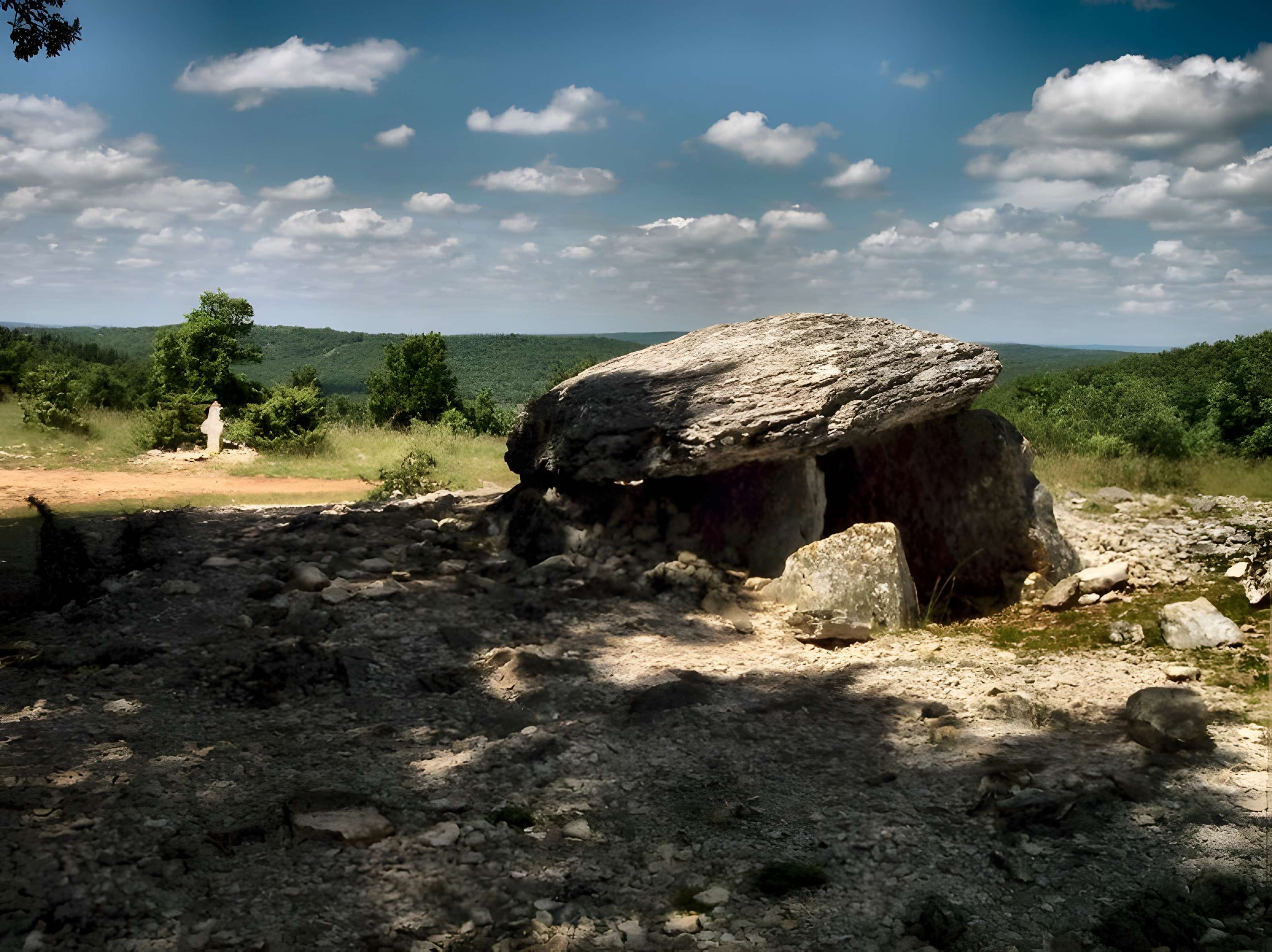 Dolmen de Pech Laglaire 2 à Gréalou