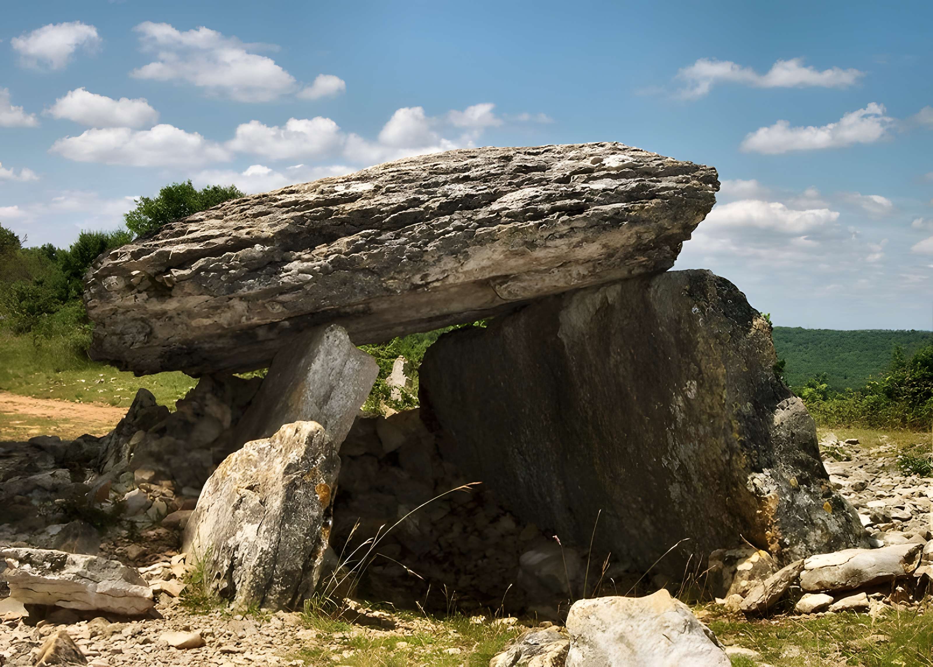 Dolmen de Pech Laglaire 2 à Gréalou