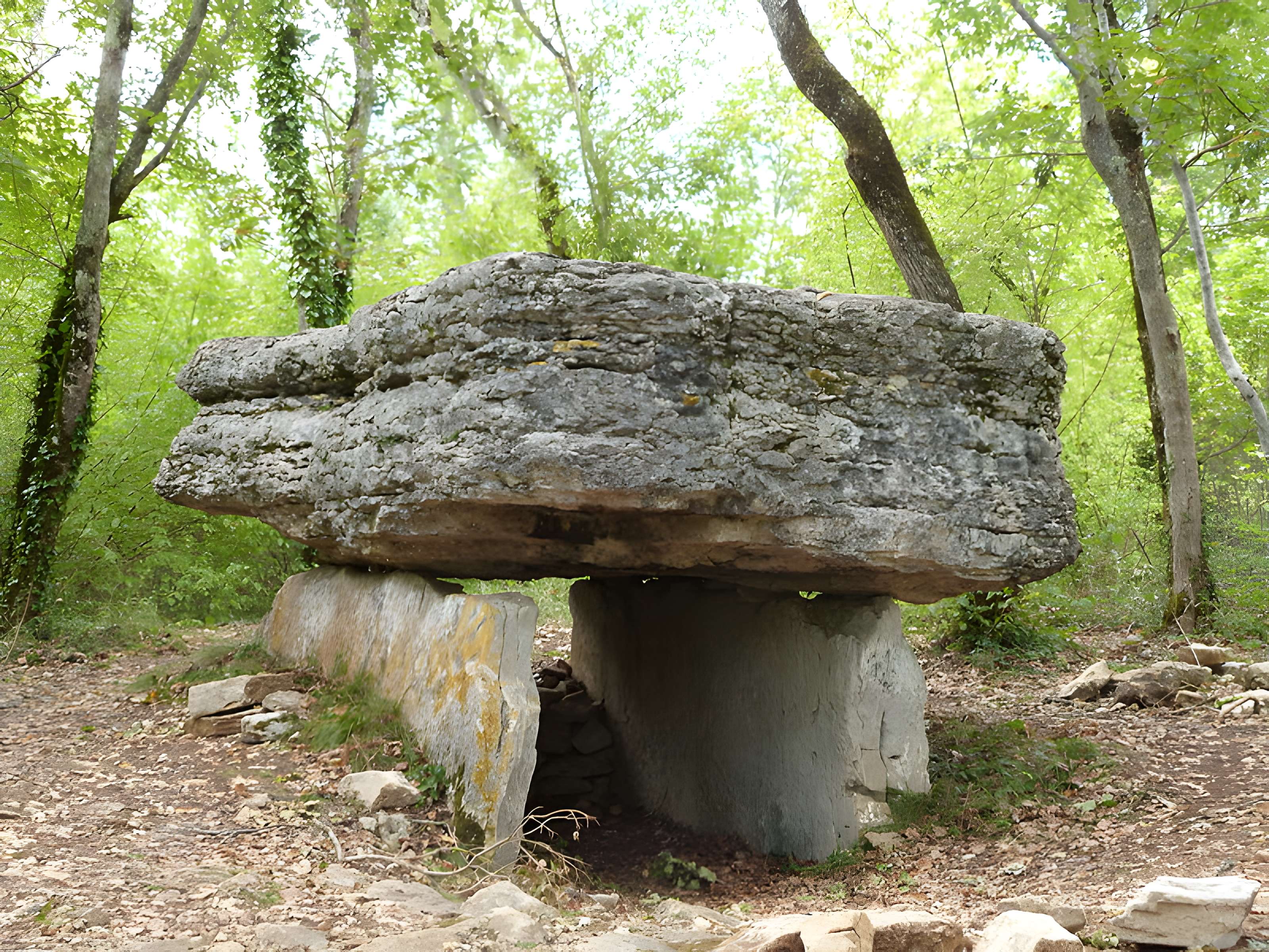 Dolmen de Pech-Lapeyre à Limogne-en-Quercy
