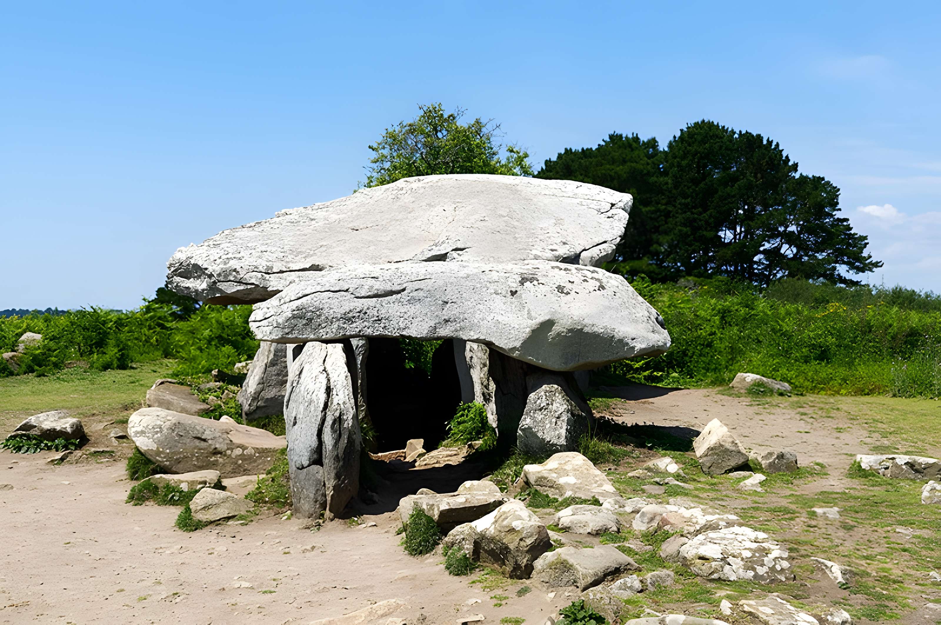Dolmen de Penhap à l'Île-aux-Moines